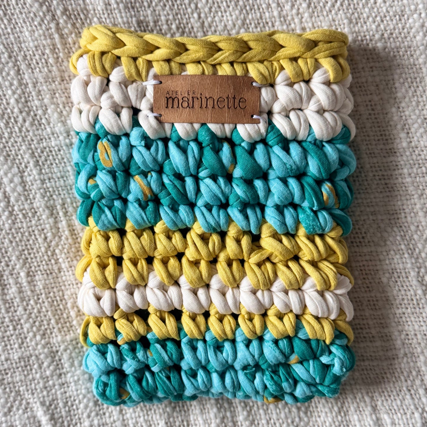 Housse liseuse 6" Kindle/Kobo en crochet artisanal - Modèle MILANZIA