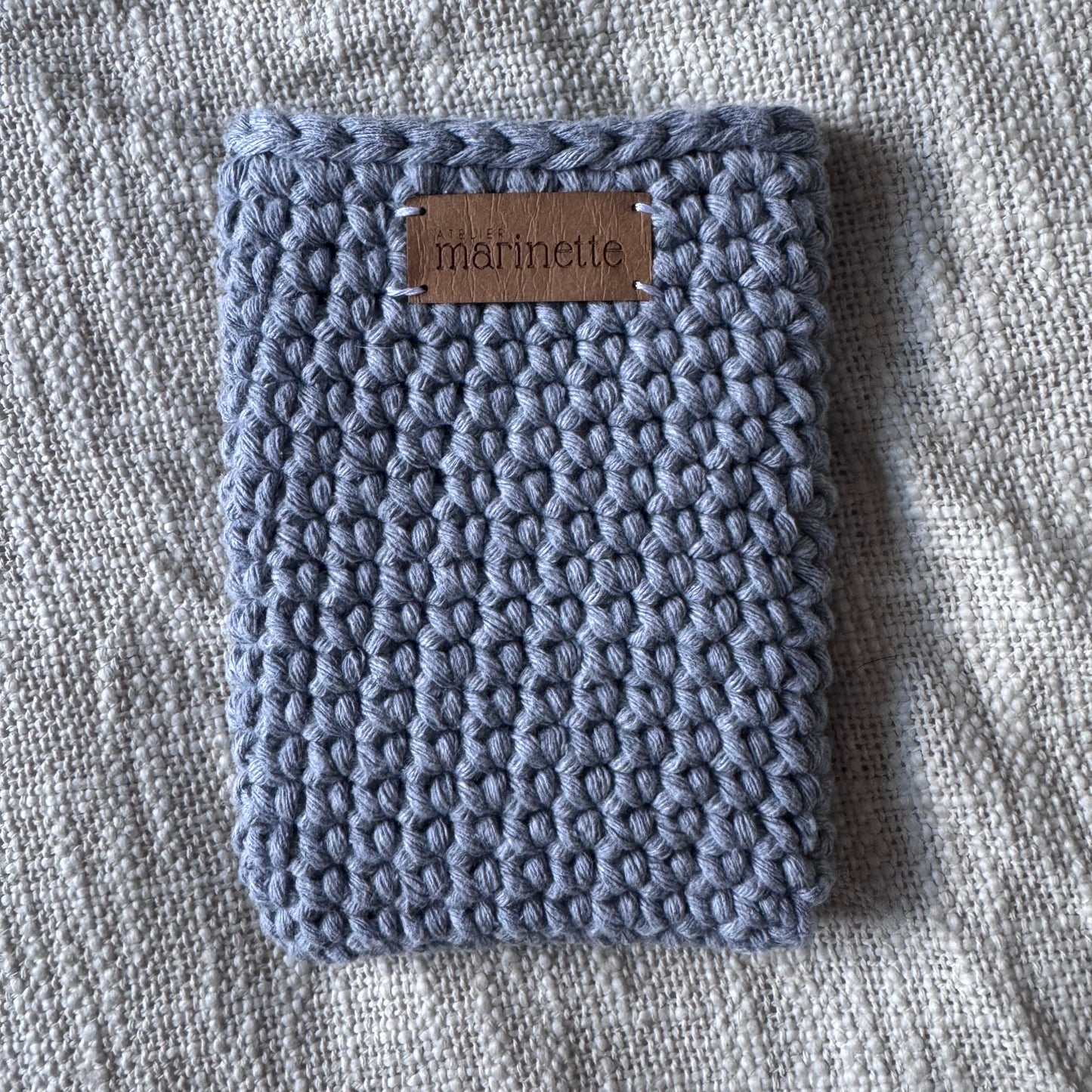 Housse liseuse 6" Kindle/Kobo en crochet artisanal - Modèle MONTELO