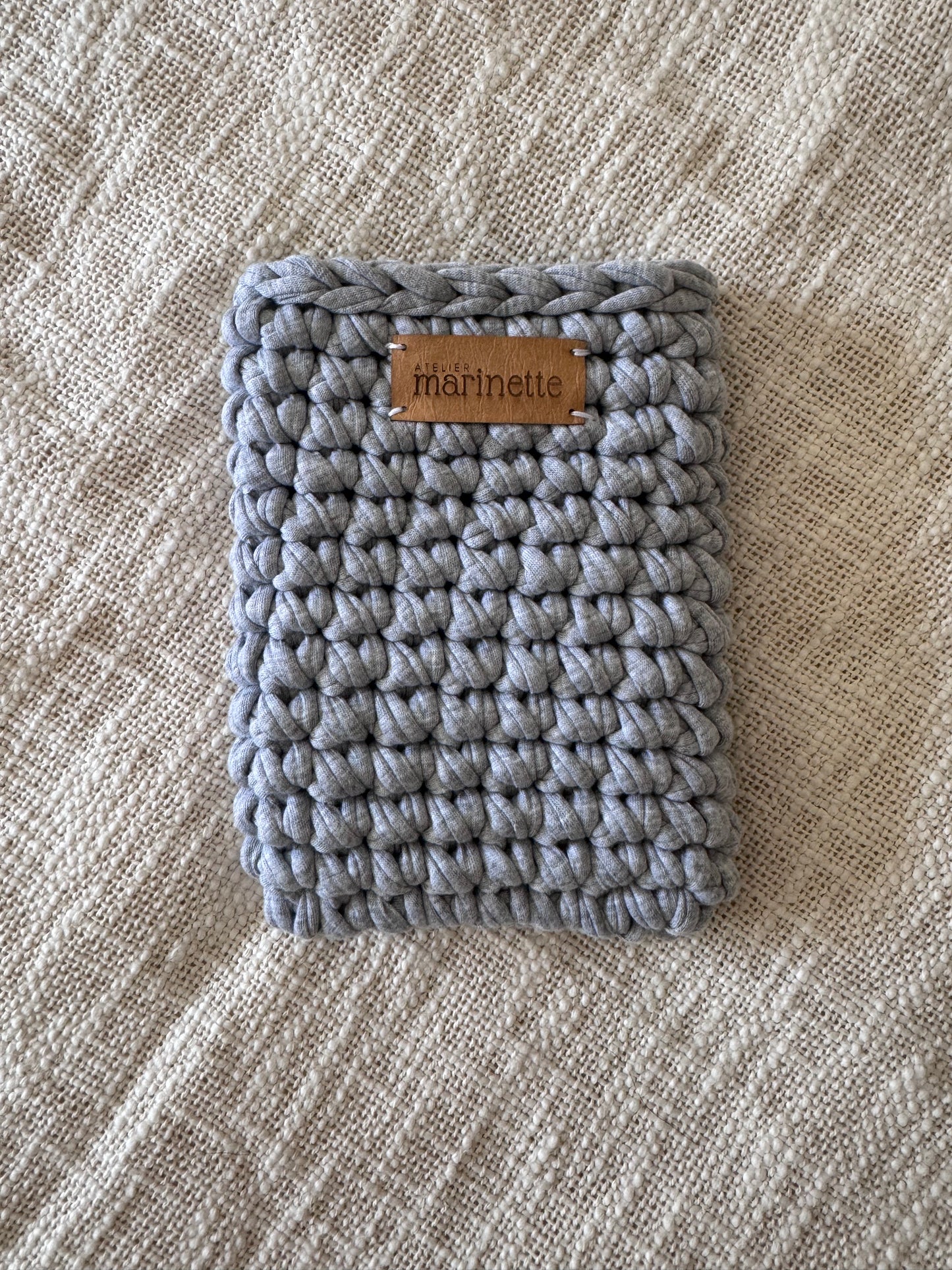 Housse liseuse 6" Kindle/Kobo en crochet artisanal - Modèle LAMINO