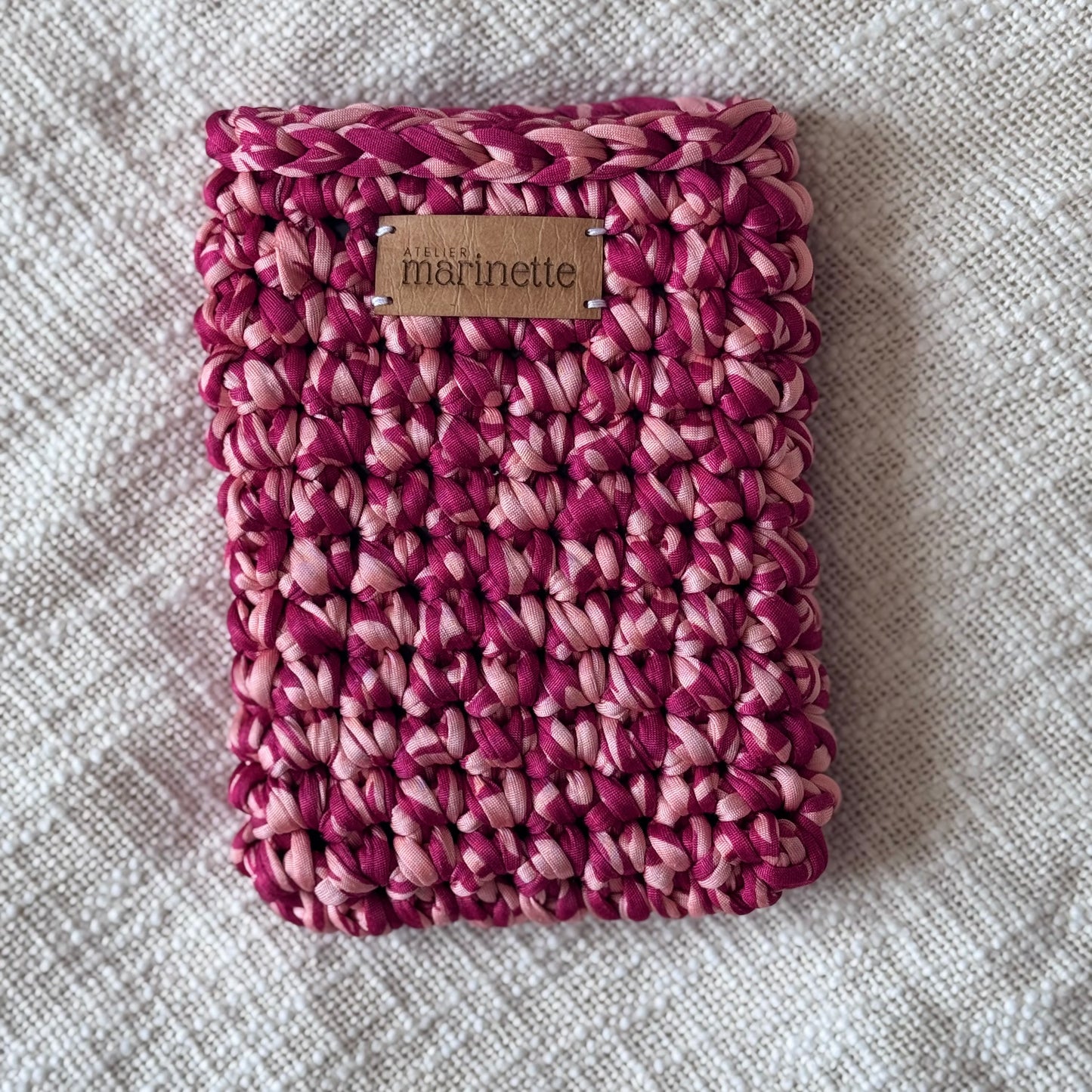 Housse liseuse 6" Kindle/Kobo en crochet artisanal - Modèle PACOLANO