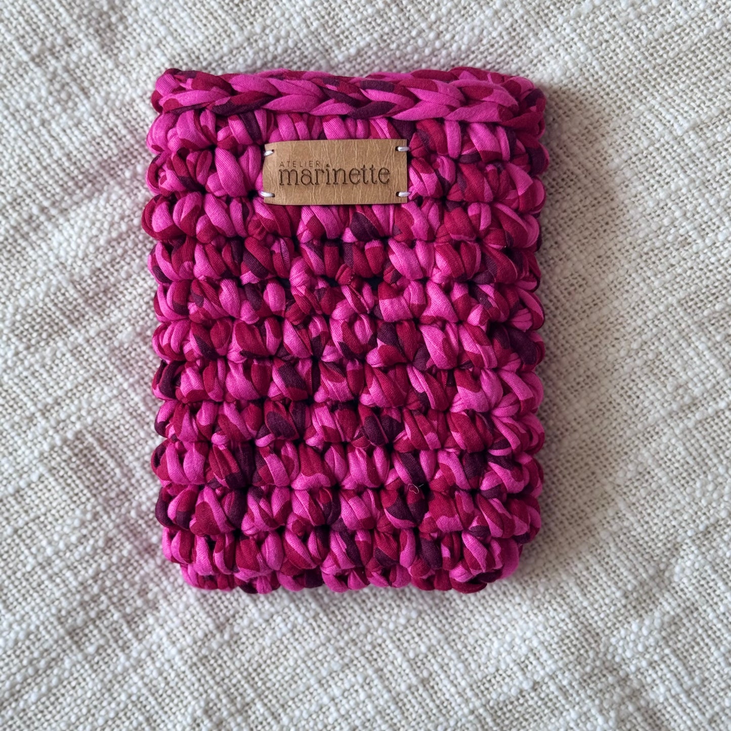 Housse liseuse 6" Kindle/Kobo en crochet artisanal - Modèle TOMALINA