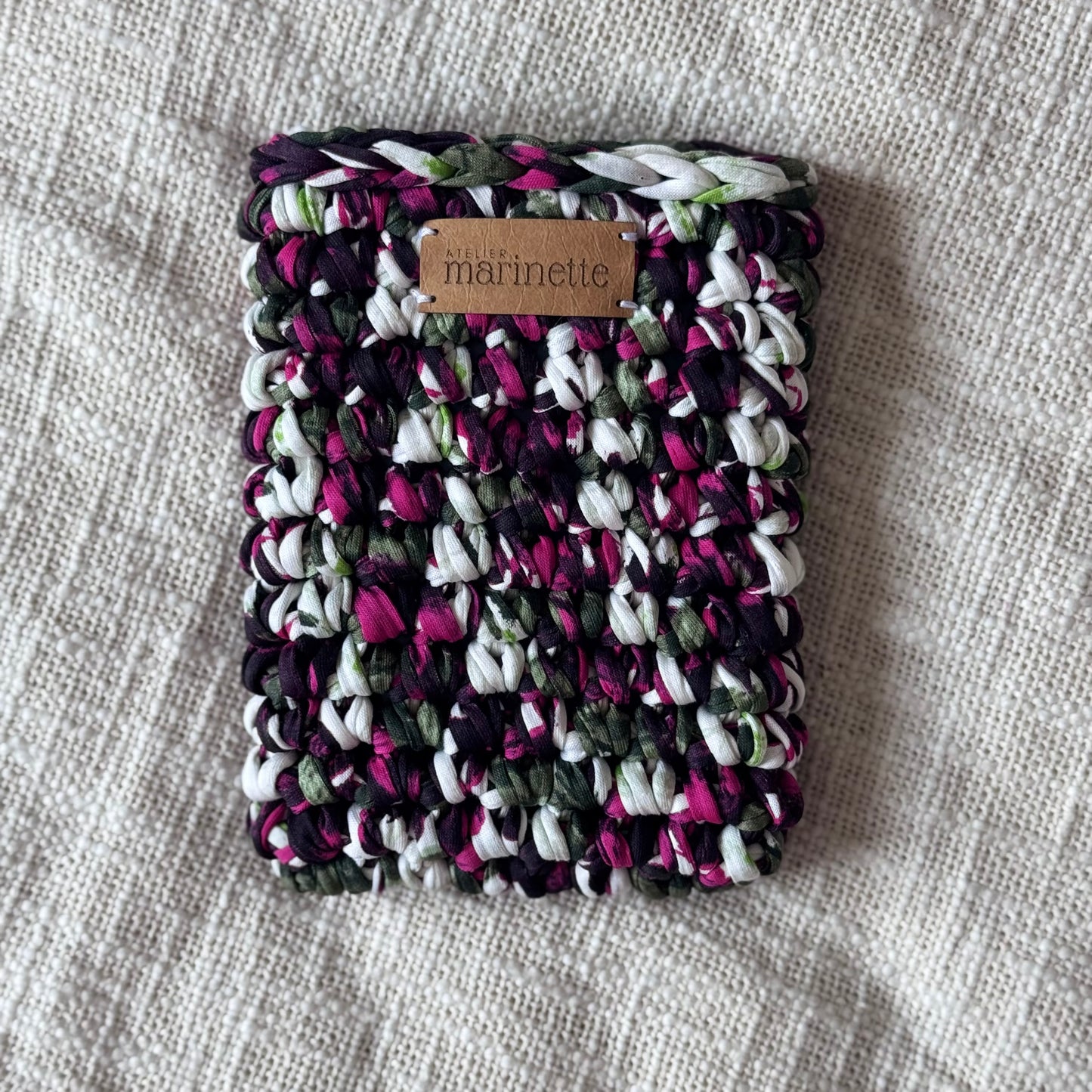 Housse liseuse 6" Kindle/Kobo en crochet artisanal - Modèle MATRIO
