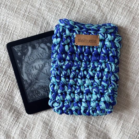Housse liseuse 6" Kindle/Kobo en crochet artisanal - Modèle ALFERDI