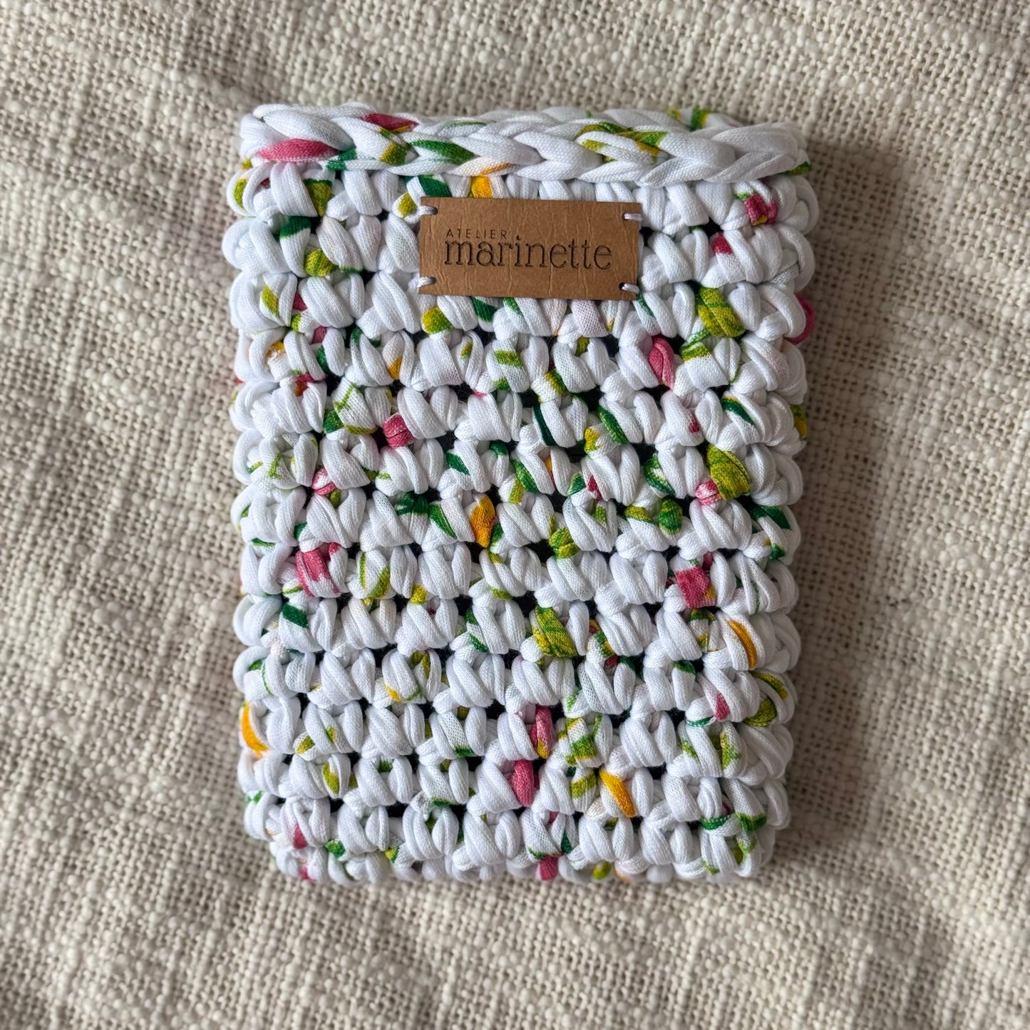 Housse liseuse 6" Kindle/Kobo en crochet artisanal - Modèle ANETA